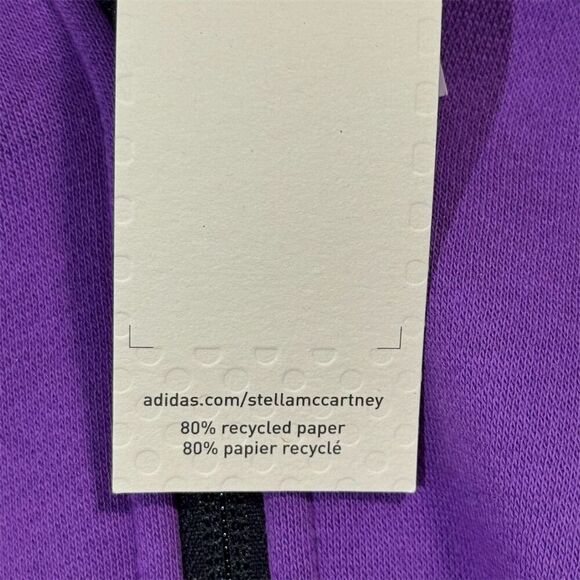 Adidas Stella McCartney True Strength Purple 3-in-1 Full Zip Hoodie Jacket S NWT - Picture 10 of 11